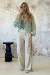 Pantalone Donna in pizzo con banda