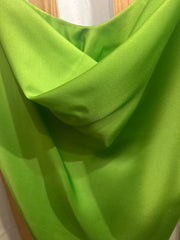 Canotta in raso scollo cappuccio