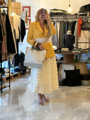 Gonna con rose in tulle