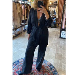 Giacca Donna vestaglia con cintura