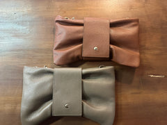 Busta a Fiocco in Vera Pelle