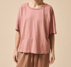 T-shirt Over con fiocco sul dietro