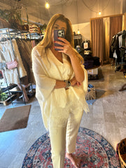 Mantella in Lana con Pizzo