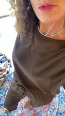 Casacca in tessuto fluido