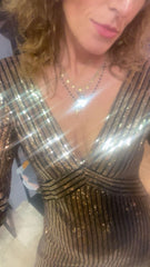 Abito in Full Paiellettes