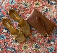 Bustina a mano in pelle