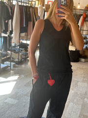 Bracciale di perline con nappine fatto a mano con scritta