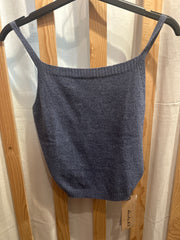 Canotta in jersey misto Cachemire