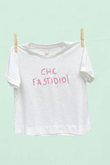 T-shirt Donna a Scatola Ricamata a Mano