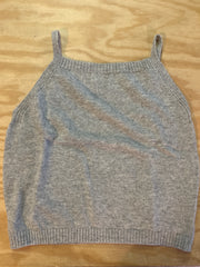 Canotta in jersey misto Cachemire