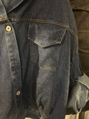 Giubbino Over Donna in Denim