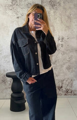 Giubbino Over Donna in Denim