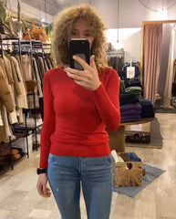 Maglia Donna Basica Girocollo Slim