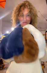 Cappello Bucket Hat in ecopelliccia