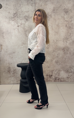 Camicia Ricamata con Manica lunga