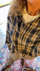 Camicia Donna Scozzese con rotture