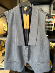 Gilet Donna con Collo