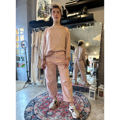 Casacca in raso con pizzo