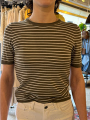 Maglia Donna Girocollo a Righe