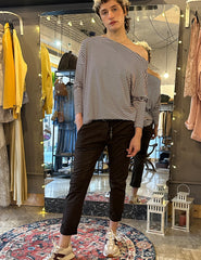 Pantalone Chinos in gabardina