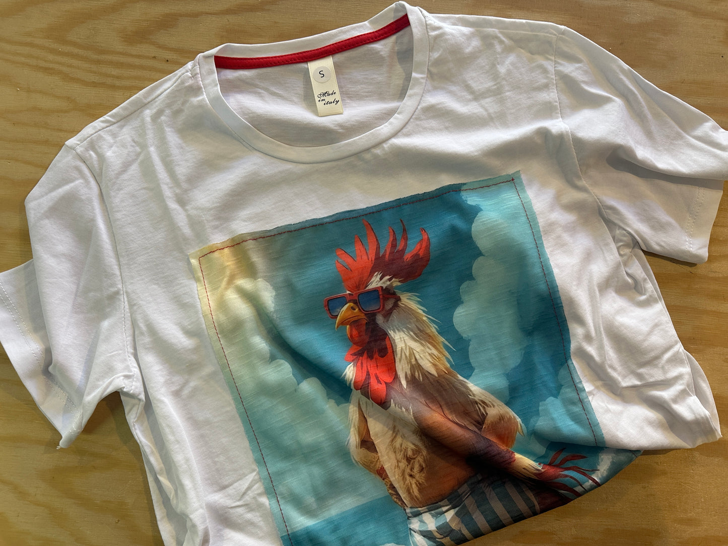 T-shirt girocollo stampata