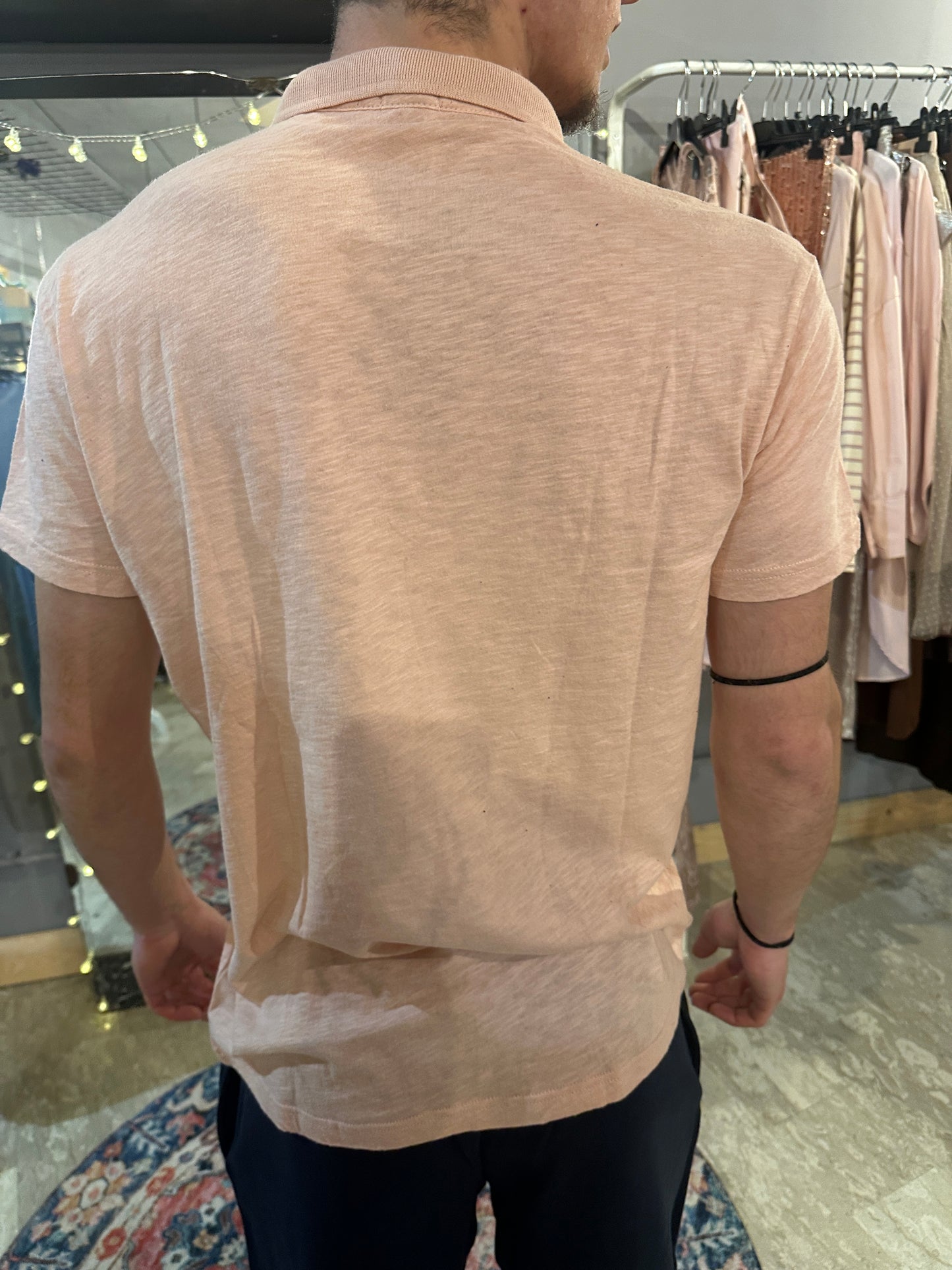 Polo Uomo in cotone fiammato