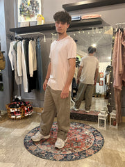 T-shirt Uomo over rigata