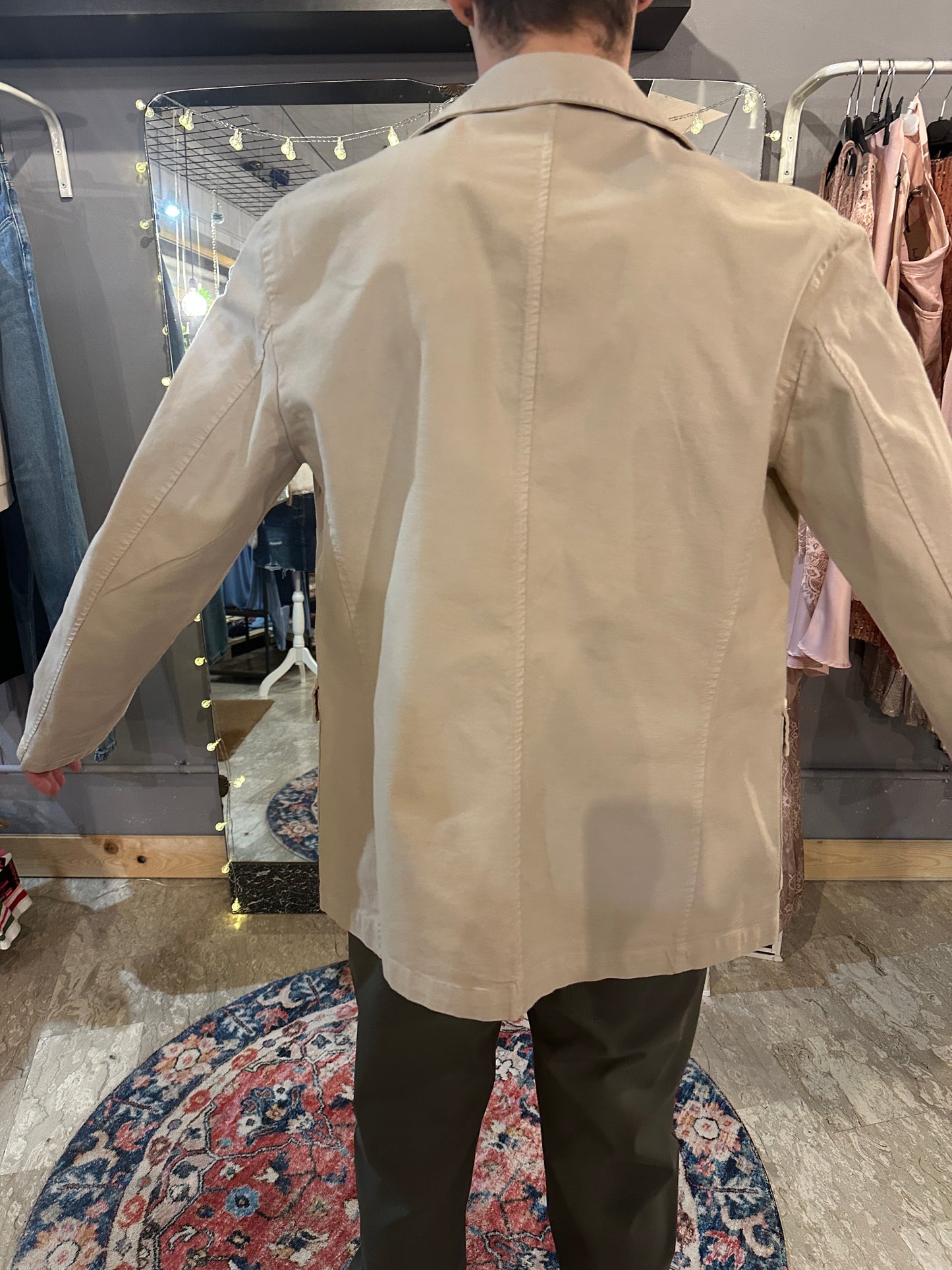 Fill Jacket in Gabardina Nido D'ape