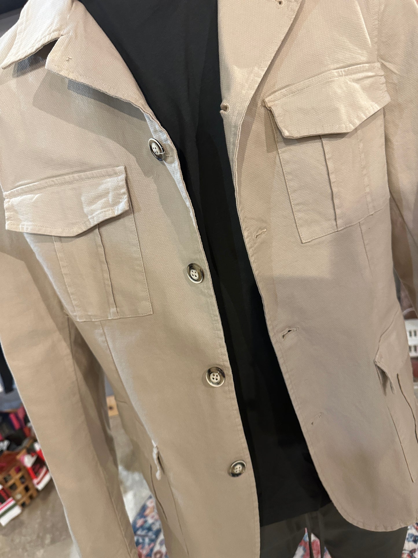 Fill Jacket in Gabardina Nido D'ape
