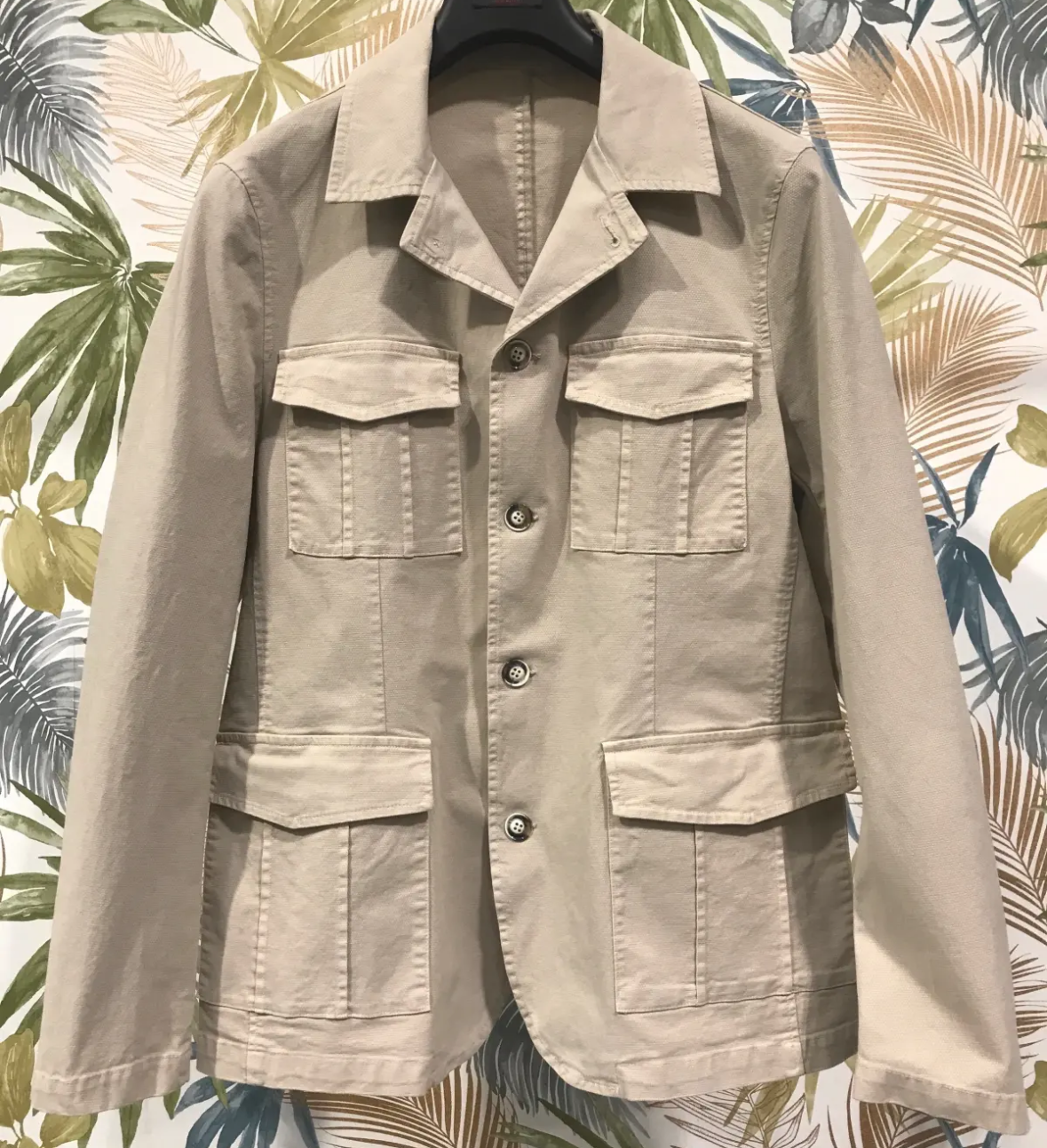 Fill Jacket in Gabardina Nido D'ape