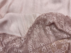 Abito Sottoveste in Viscosa e Pizzo