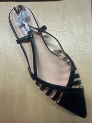 Slingback intrecciate in ecopelle