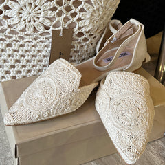 Scarpa bassa chiusa crochet