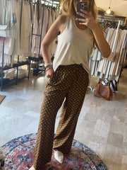 Pantalone Donna a pois bicolore