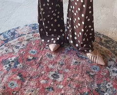 Slingback intrecciate in ecopelle