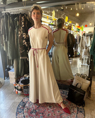 Tuta intera con cinturina e banda