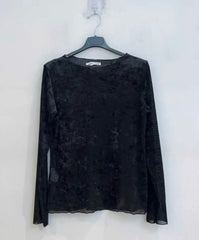 T-shirt Donna in Ciniglia a Maglia