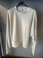 Felpa Donna Girocollo in Tessuto Tecnico