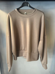 Felpa Donna Girocollo in Tessuto Tecnico