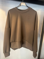 Felpa Donna Girocollo in Tessuto Tecnico