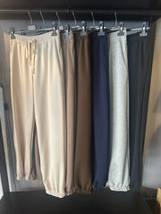 Pantalone Donna con polsino in Tessuto Tecnico