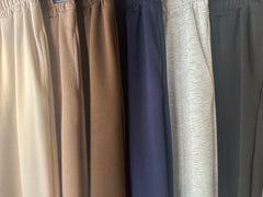 Pantalone Donna con polsino in Tessuto Tecnico