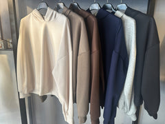 Felpa Donna con Cappuccio in Tessuto Tecnico