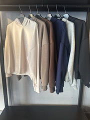 Felpa Donna con Cappuccio in Tessuto Tecnico