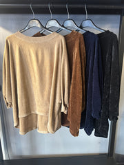 Felpa Donna Girocollo in Ciniglia