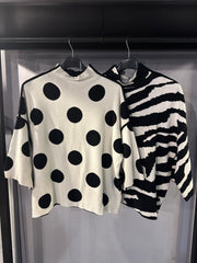 Maglia Donna Jacquard Manica 3/4