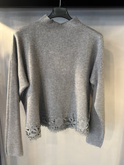 Maglia Donna Con Pizzo Fondo