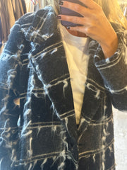 Cappotto Lungo Donna in lana cotta scozzese