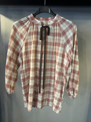 Camicia Donna Scozzese a Girocollo