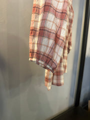 Camicia Donna Scozzese a Girocollo